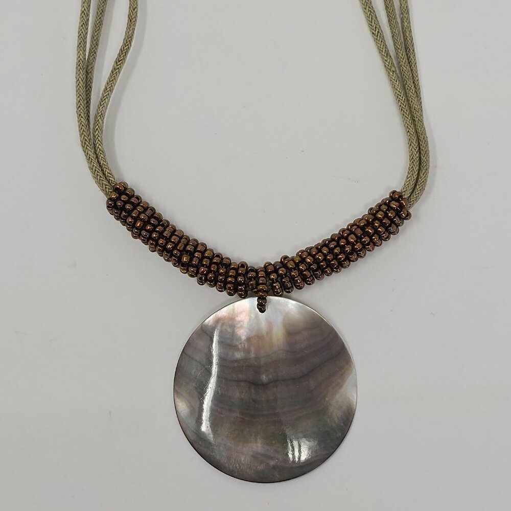 Lia Sophia Gray and Brown Necklace - Picture 6 of 11